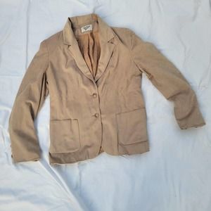 90s vintage suede tan beige